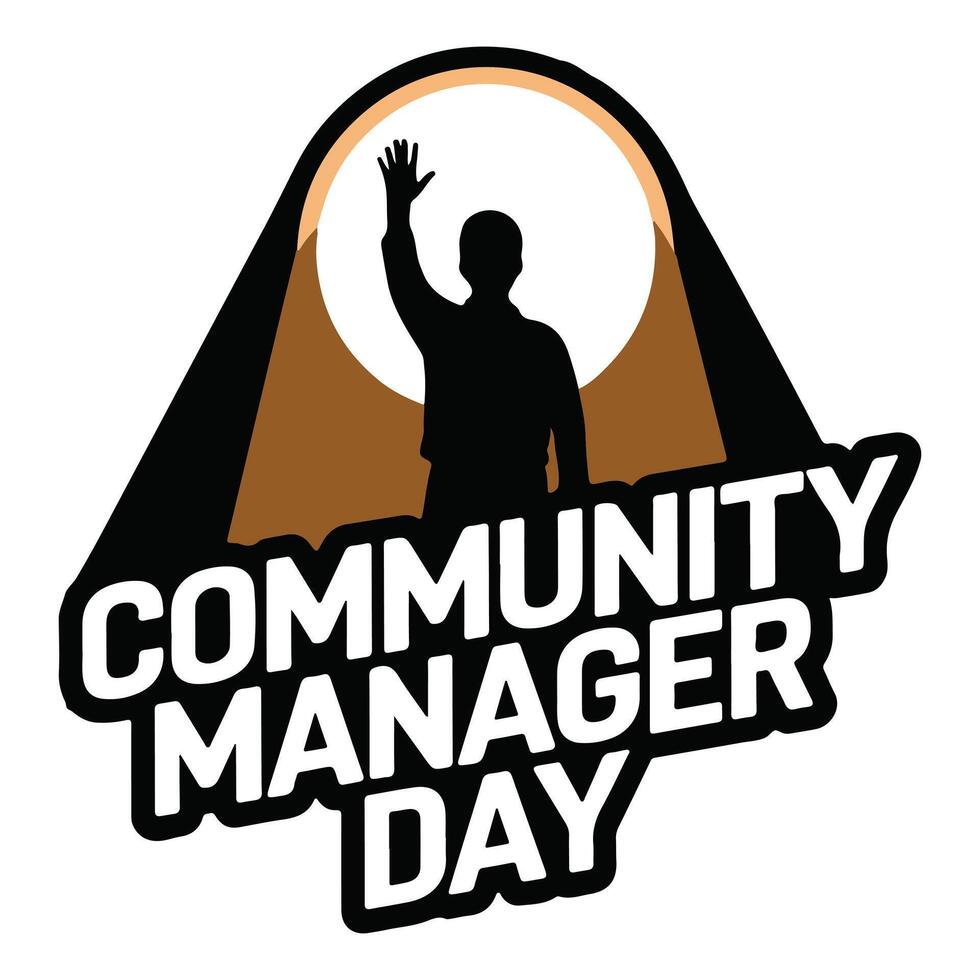 Design of the Celebration for Community Manager Appreciation Day vector