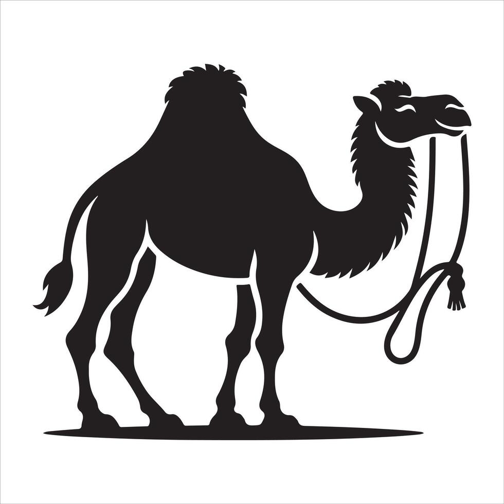 Camel is a premium logo perfect for a graphic t-shirt image. vector