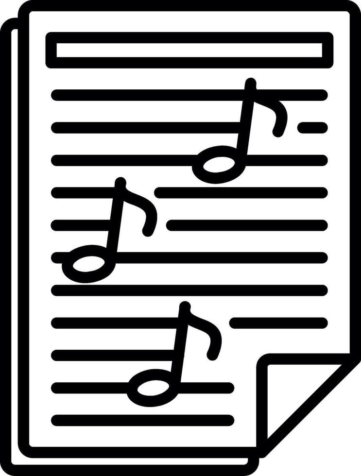 Music note icon illustration vector