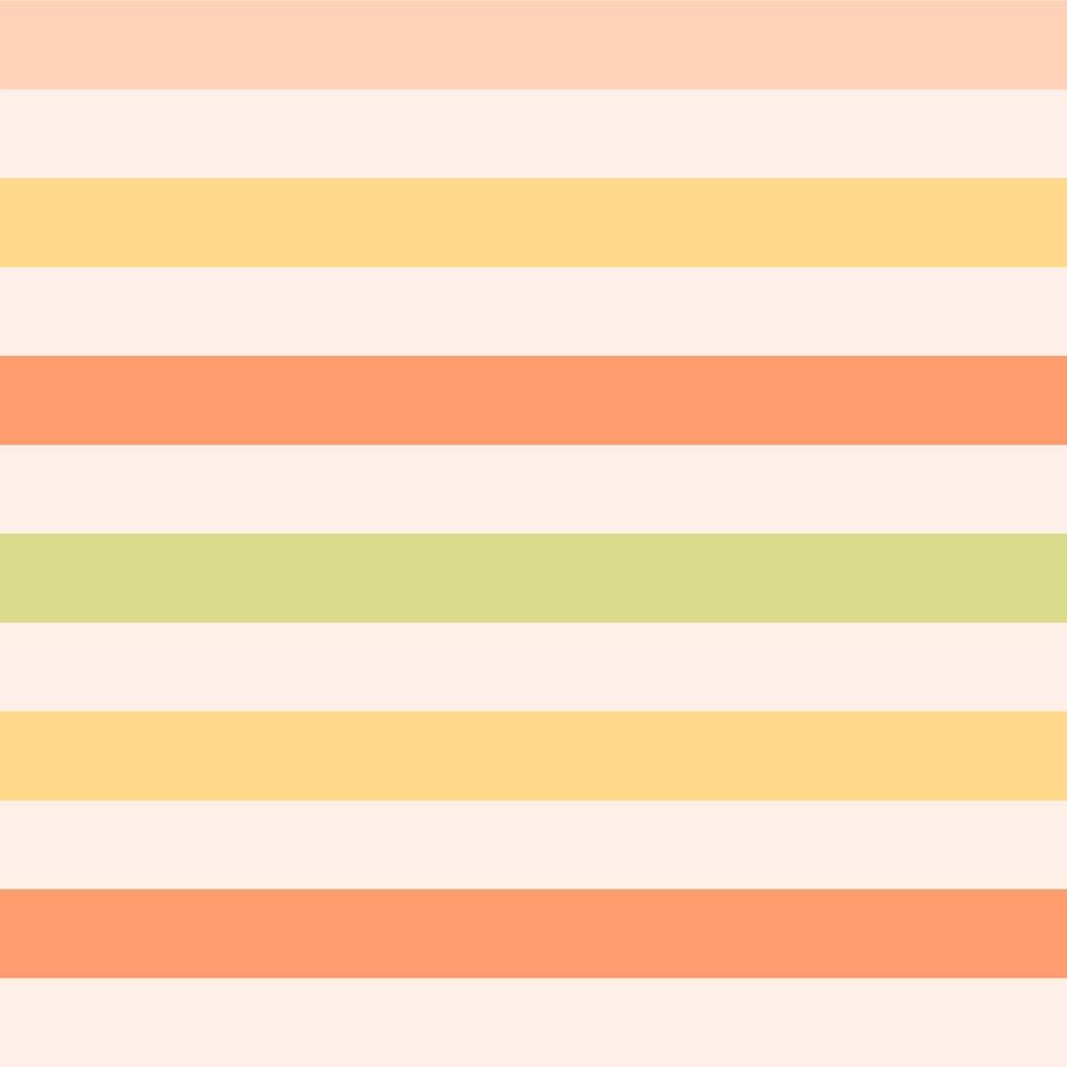 Colorful horizontal stripes seamless pattern. Simple funky abstract geometric striped background in pastel colors vector