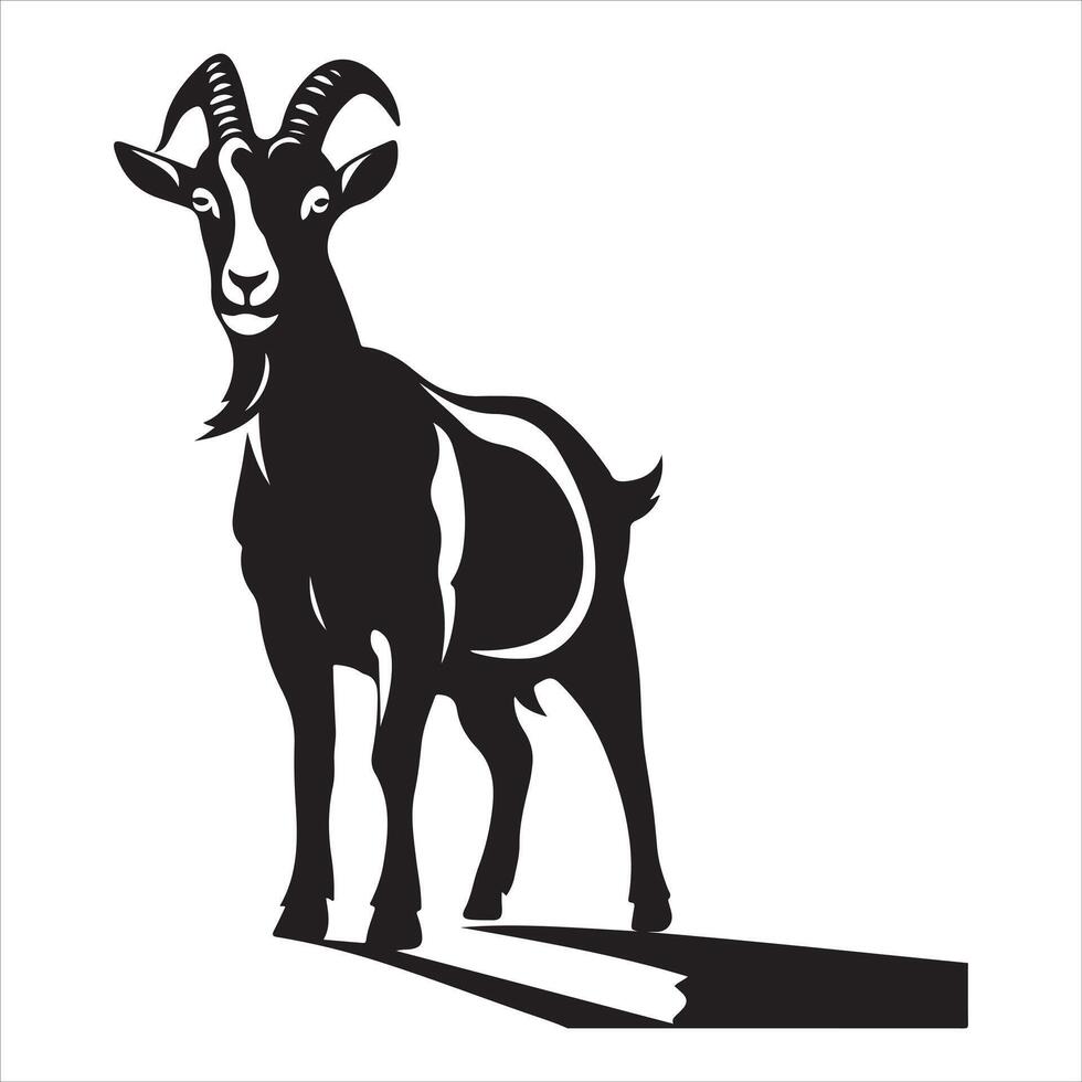 Illustration design for goat logos vector