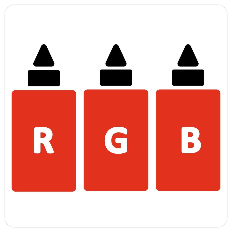 rgb and color icon concept vector