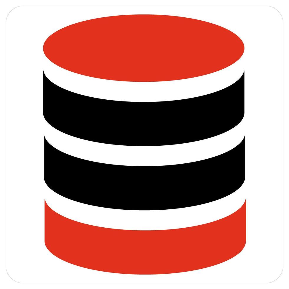 Server and database icon concept vector