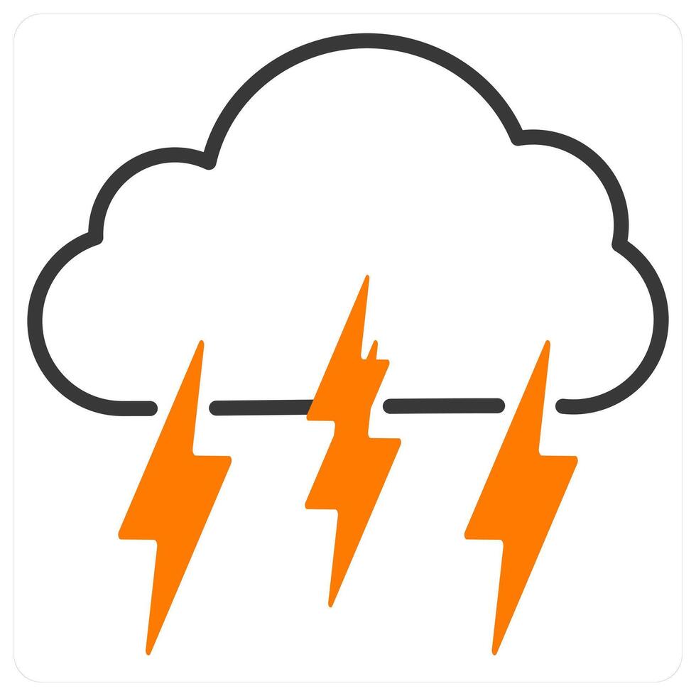 Lightning and flash icon concept vector