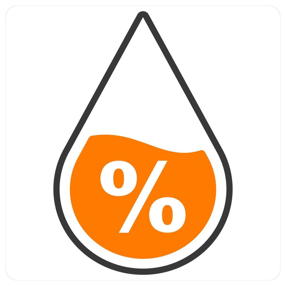 Humidity and steam icon concept vector