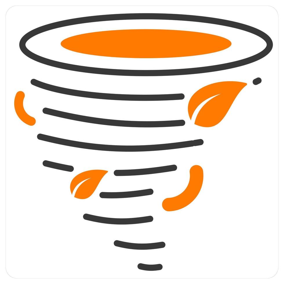 Tornado and nature icon concept vector