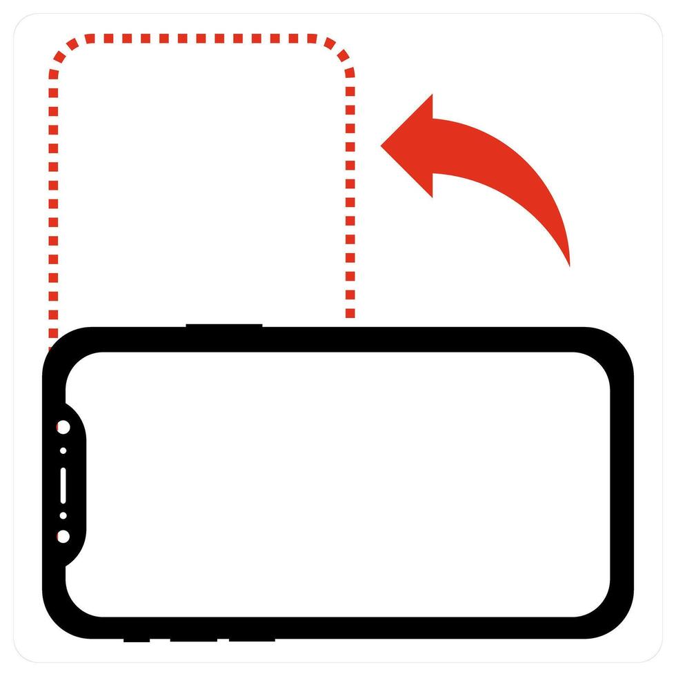 Landscape and vertical icon concept vector