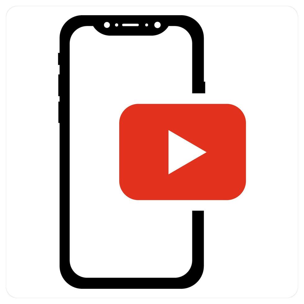and mobile icon concept vector
