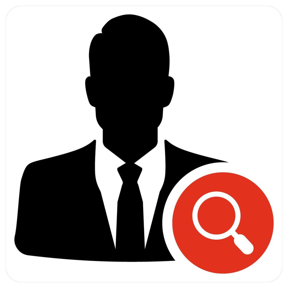 Search Profile and friend icon concept vector