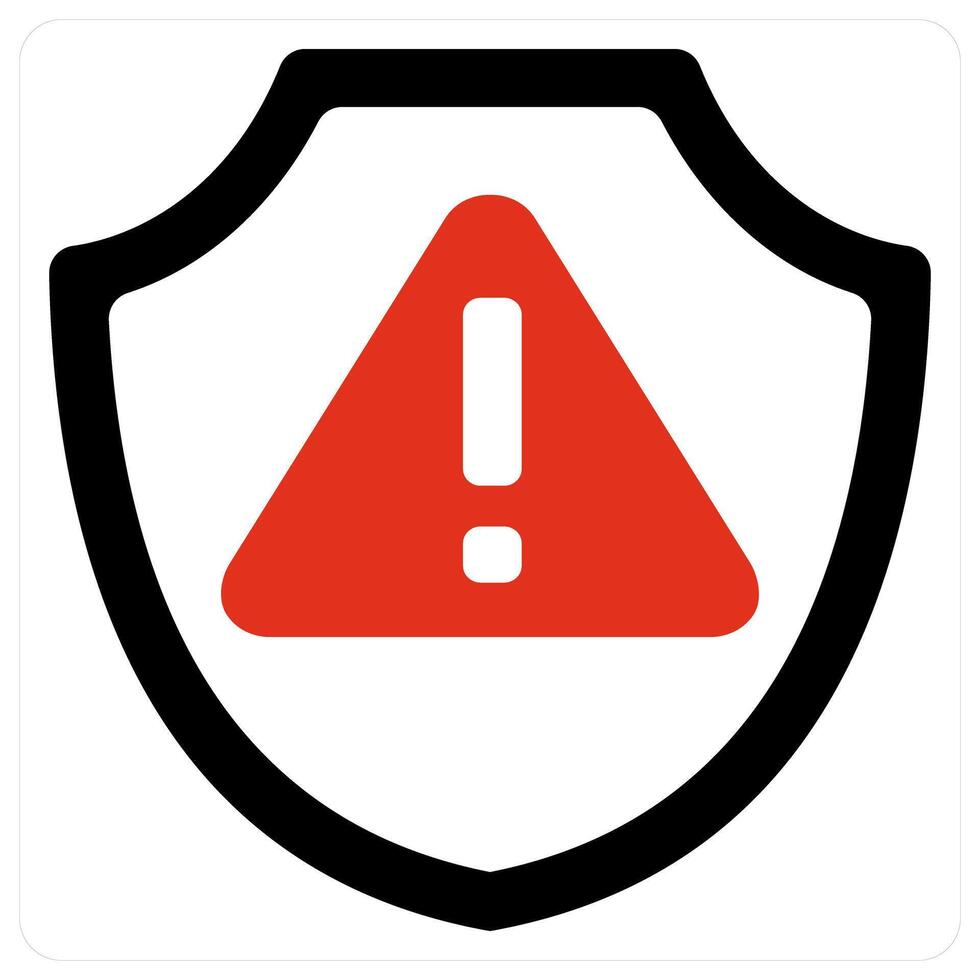 Warning and alert icon concept vector