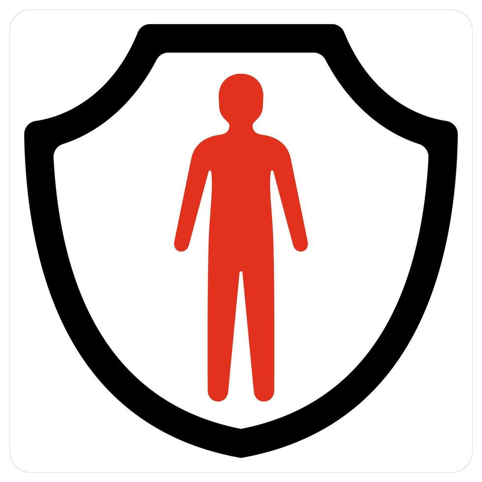 Security and protection icon concept vector