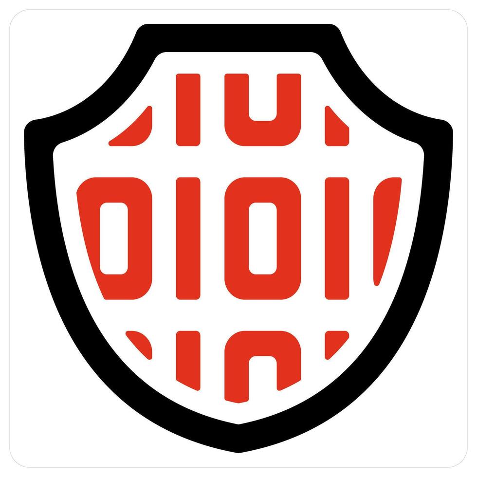 Security and data icon concept vector