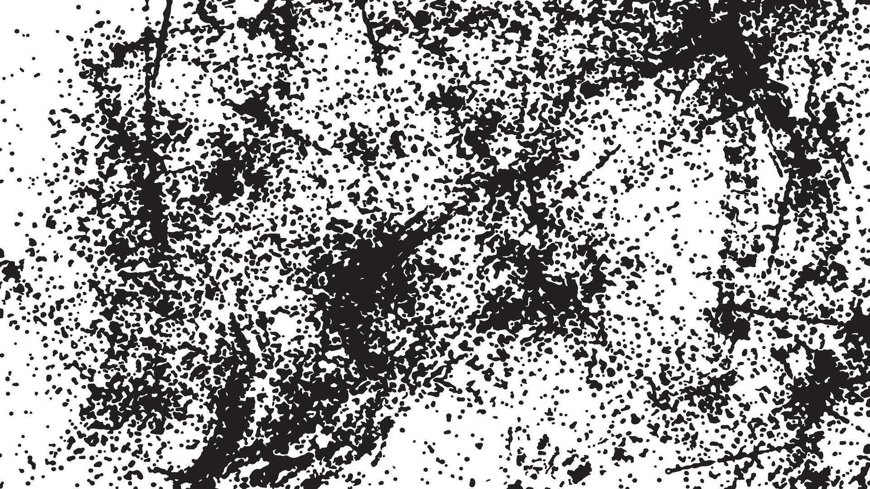 Black and white grunge texture with a white background vector