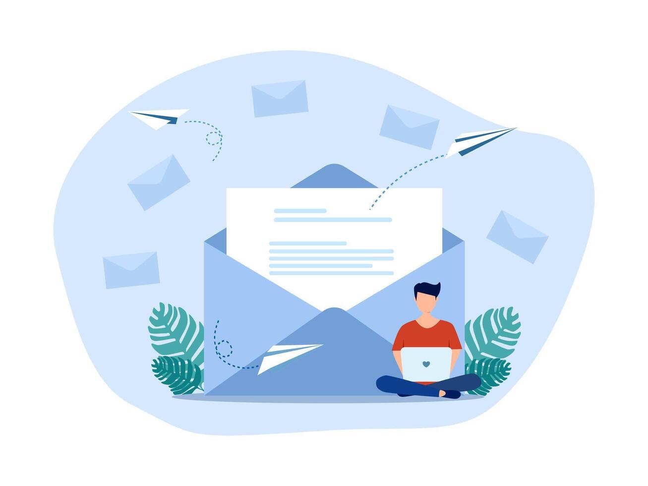 email marketing for small business vector