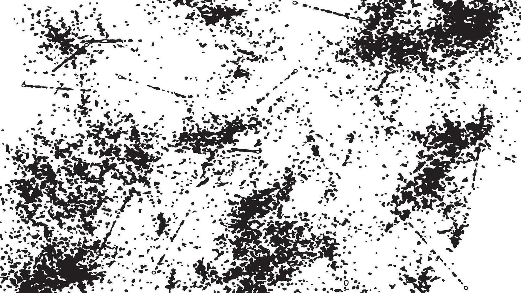 Black Ink Splatter on White - Abstract Texture Background vector