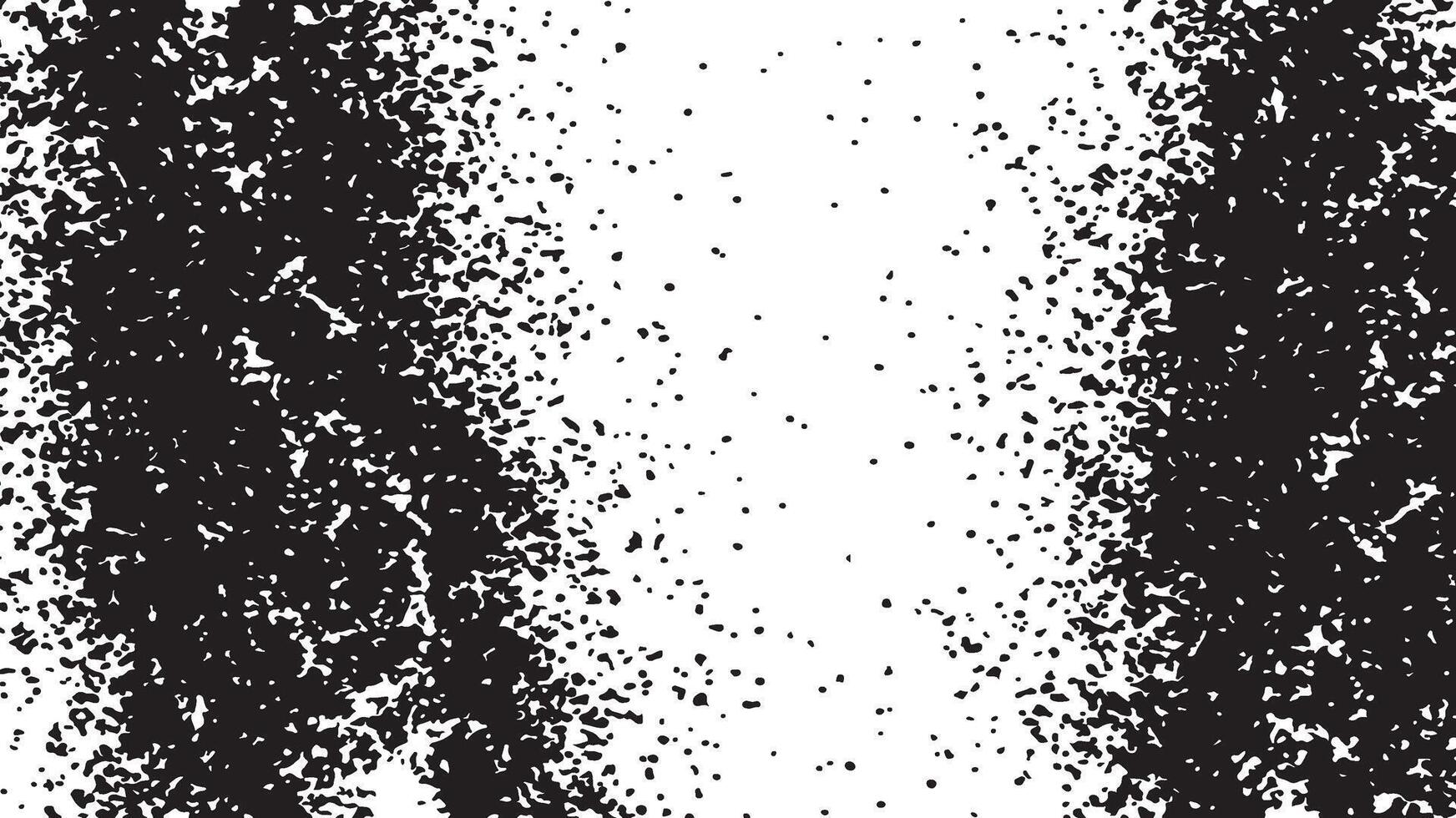 Fading Black Ink Spray Texture on White Background vector