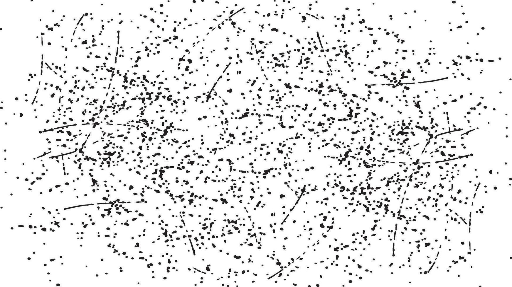 A black and white drawing of a circle with many dots vector