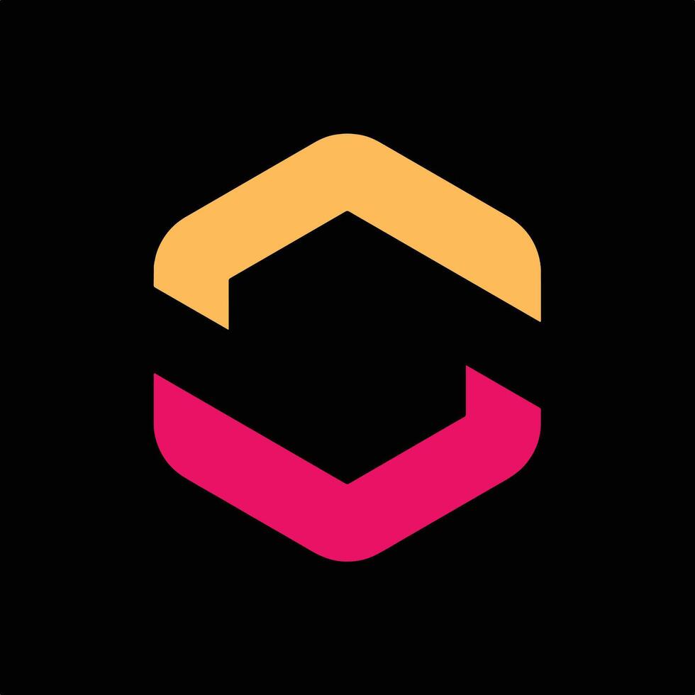 Creative Abstract Hexagon Logo. vector