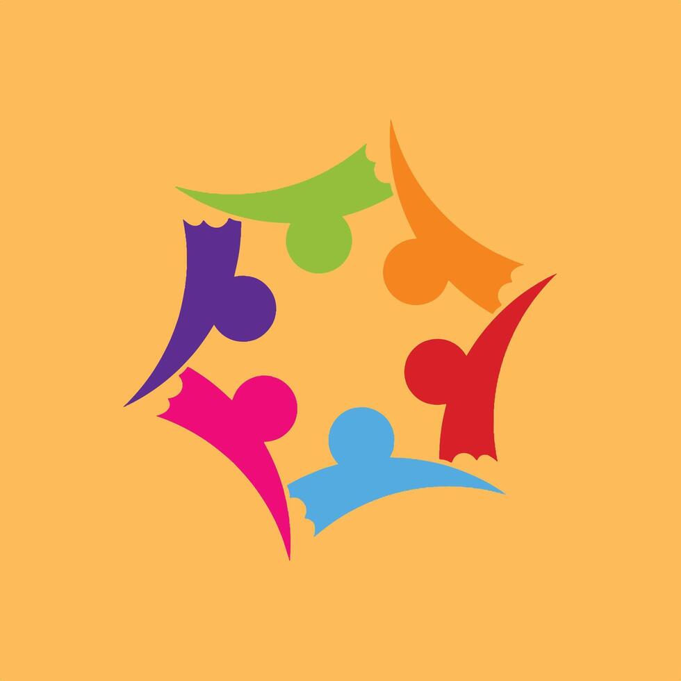 Social Network Logo Design. vector