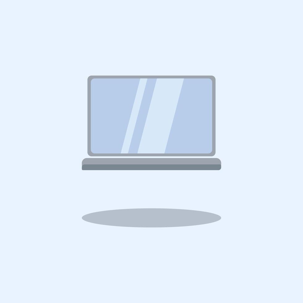 Office Laptop Computer design illustration and icon for website, digital and print vector