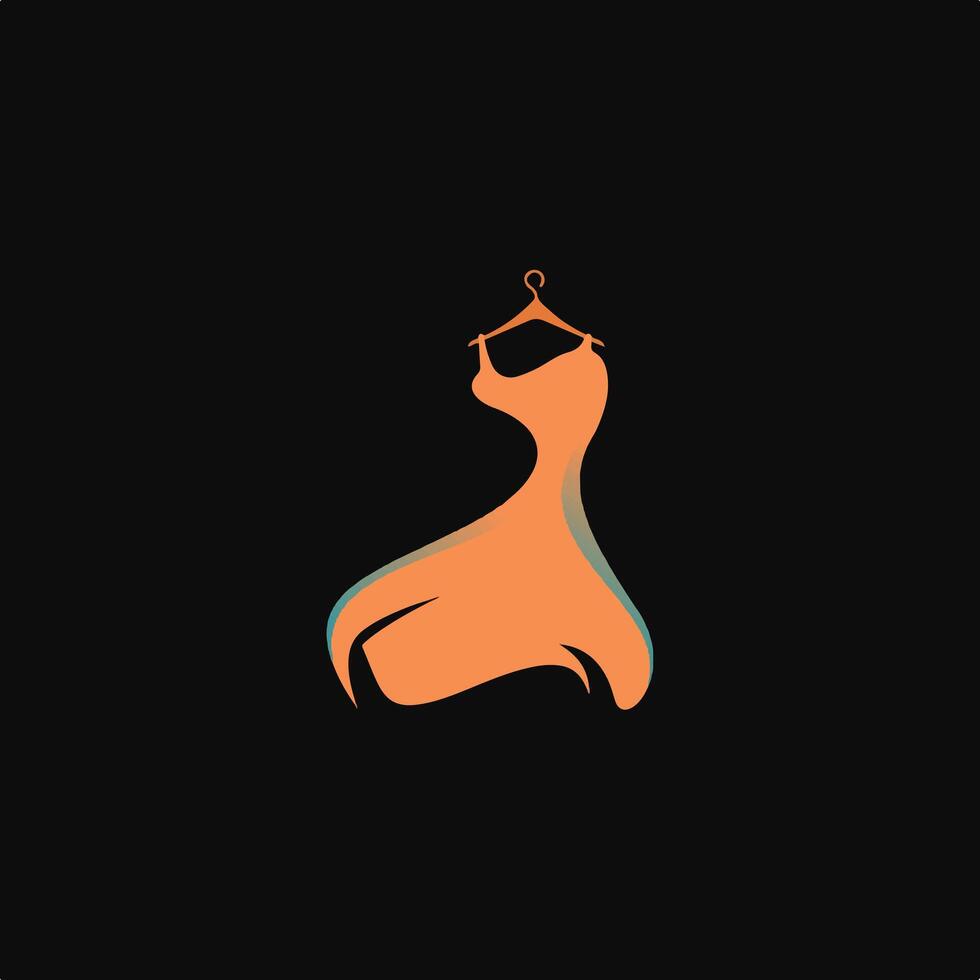 Yellow unique design logo. vector