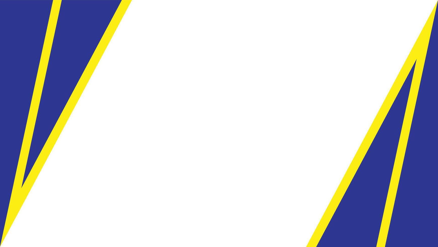 blue and yellow background with stripes and lines vector