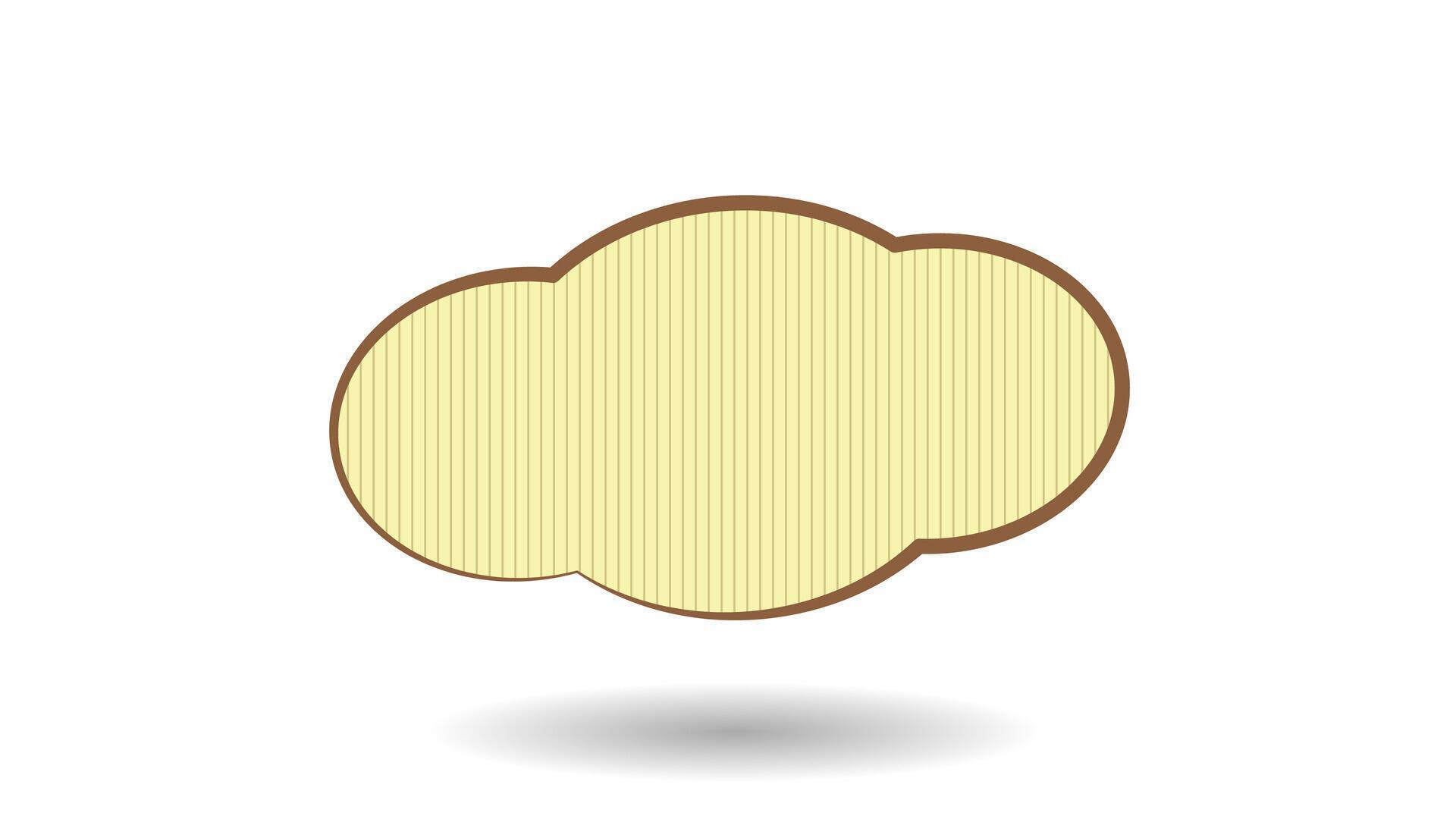 cloud shape text form, simple cloud shape text bubble 51729295 Vector ...