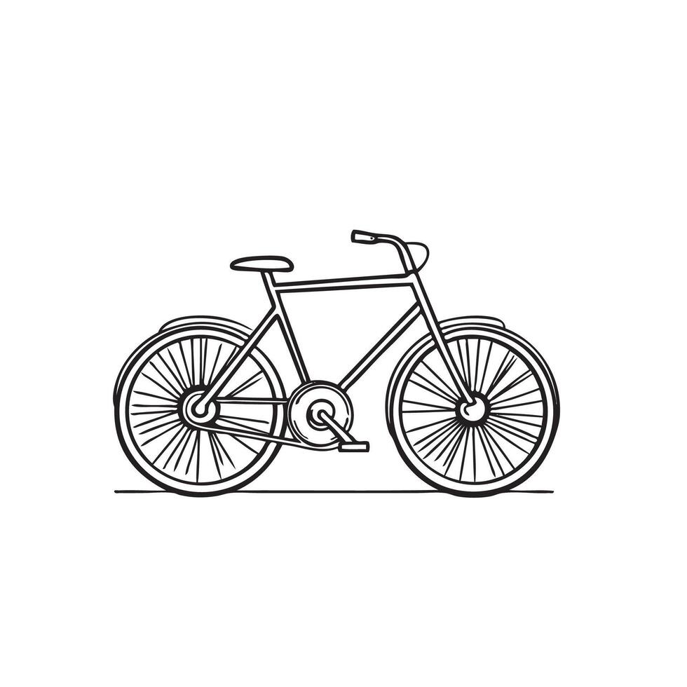 Bicycle icon bike symbol, Modern and editable bicycle icon vector
