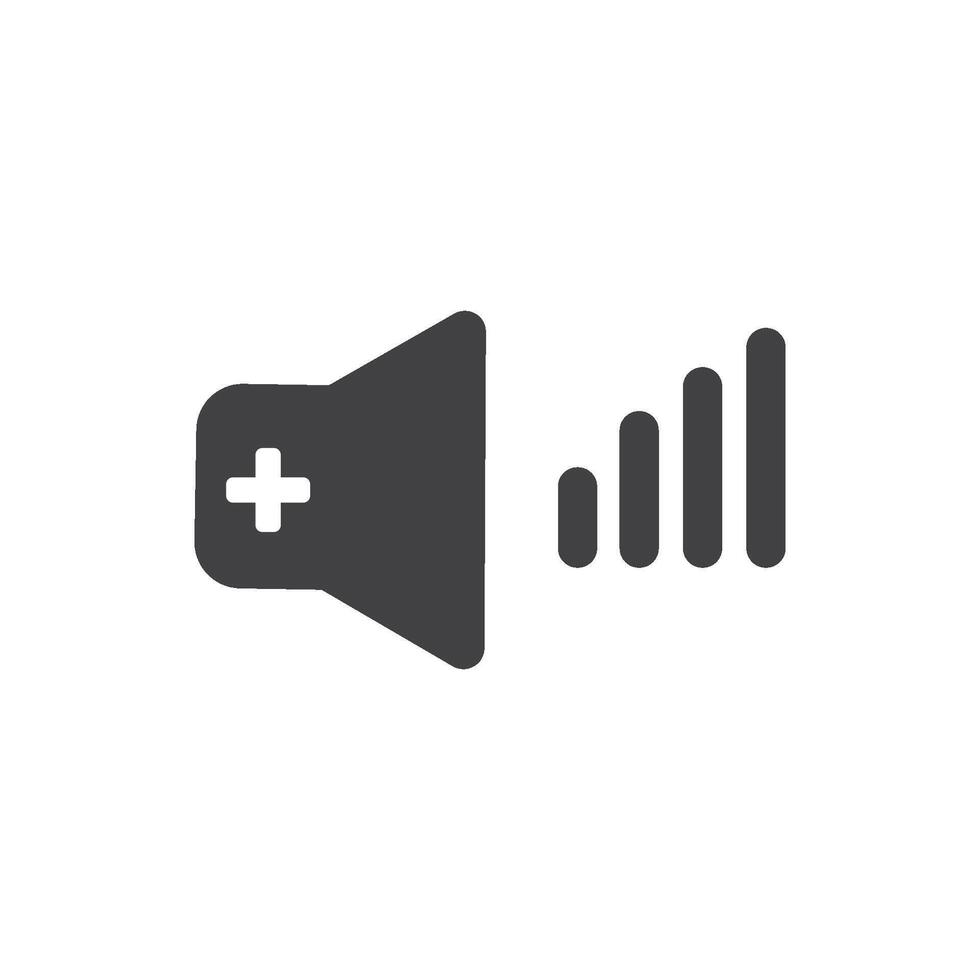 Loudspeaker icon design vector
