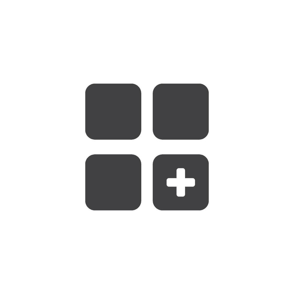 Calculator icon flat design vector