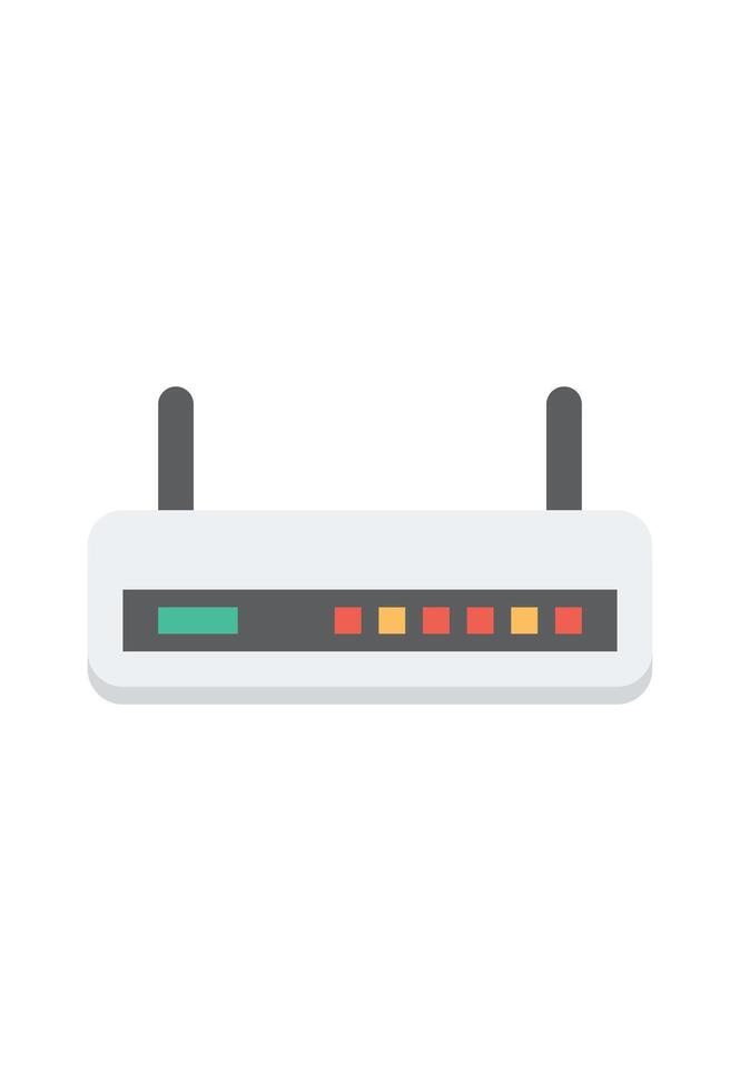 simple router icon for internet vector