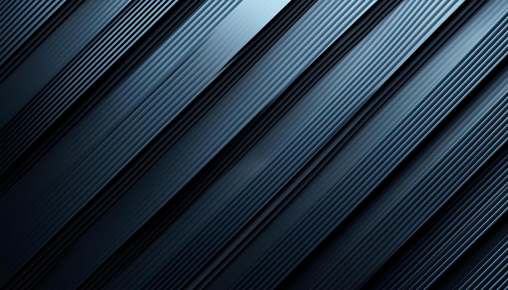 Geometric shape steel pattern on futuristic metallic backdrop generated by AI photo