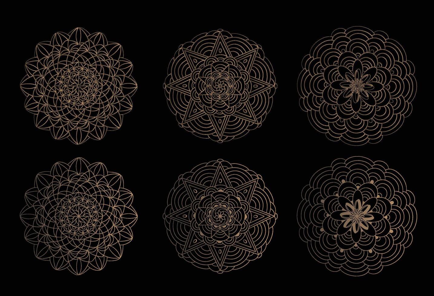 Unique mandala design vector