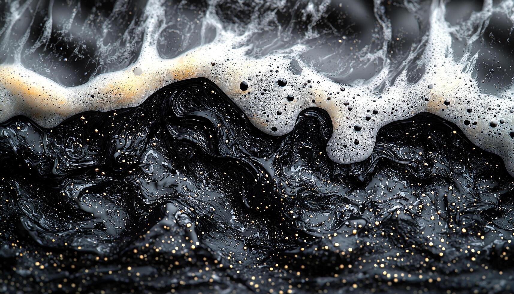Smooth wave pattern flowing water, ripples, bright colors generated by AI photo