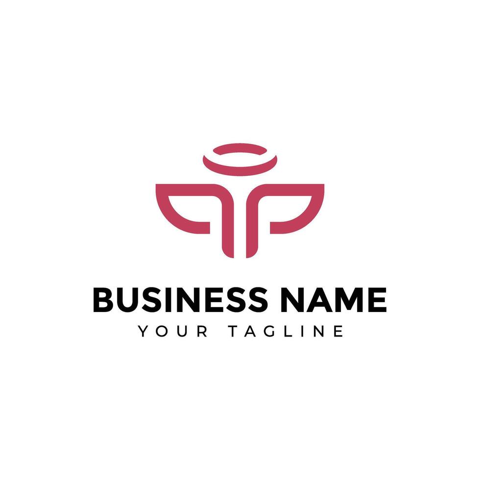 simple style of caduceus logo vector