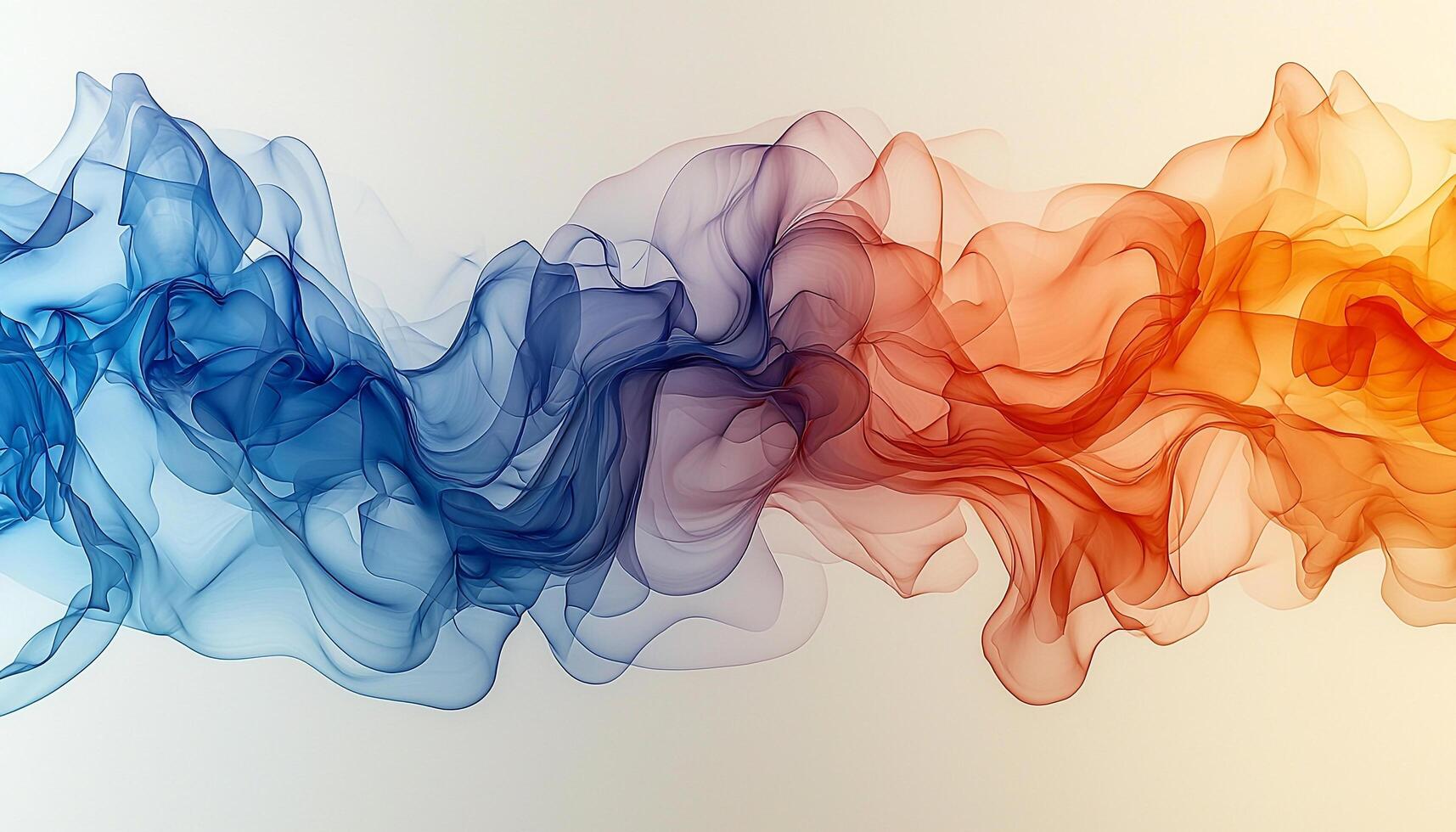 Smooth wave motion flowing in vibrant futuristic colors generated by AI photo
