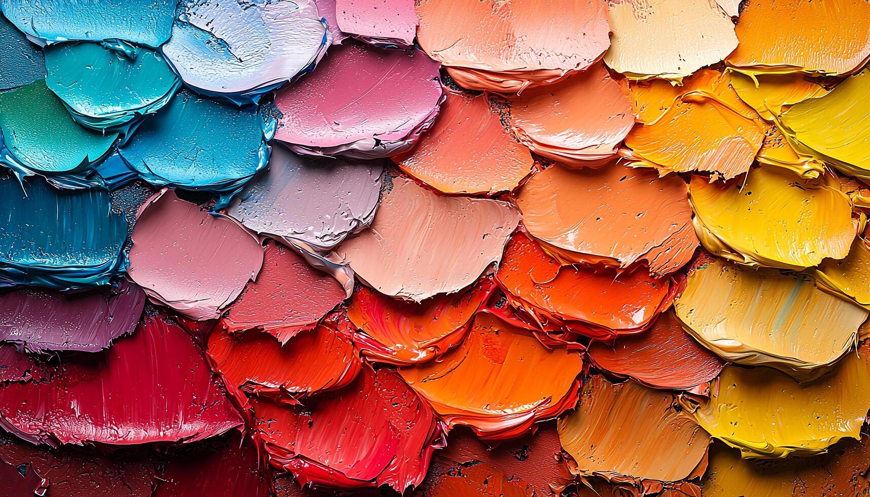 Vibrant colors, wet nature, fresh texture, shiny metal generated by AI photo
