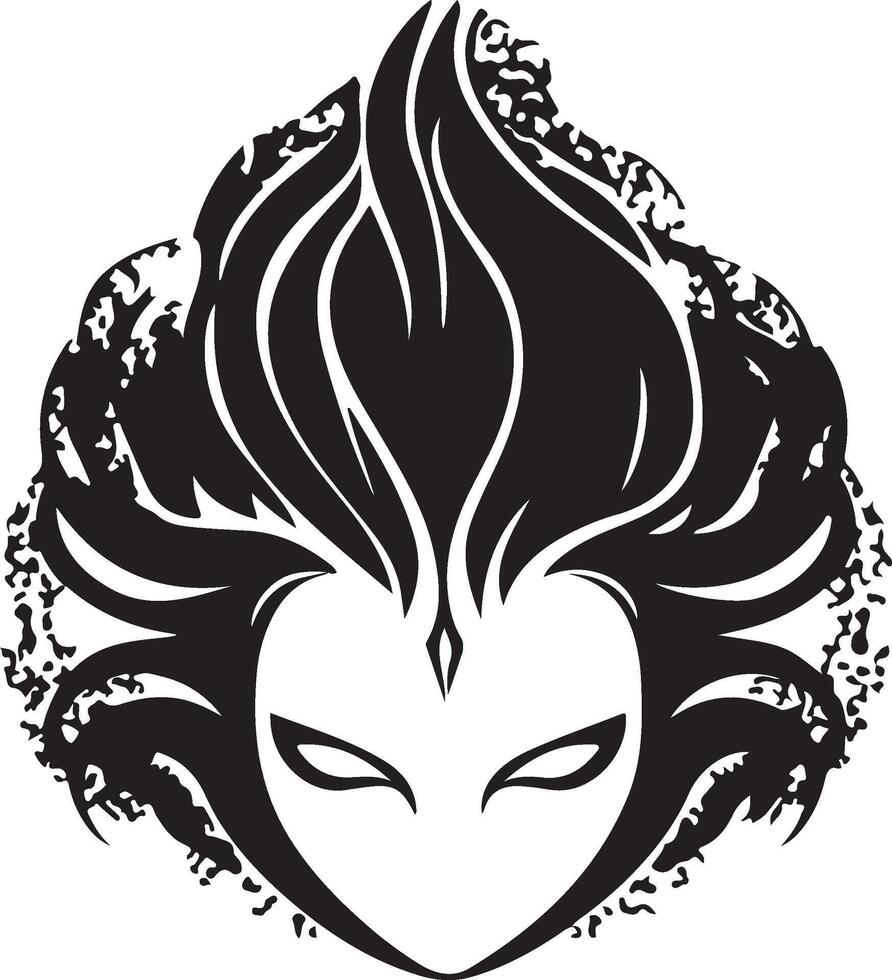 a black and white logo for a game vector