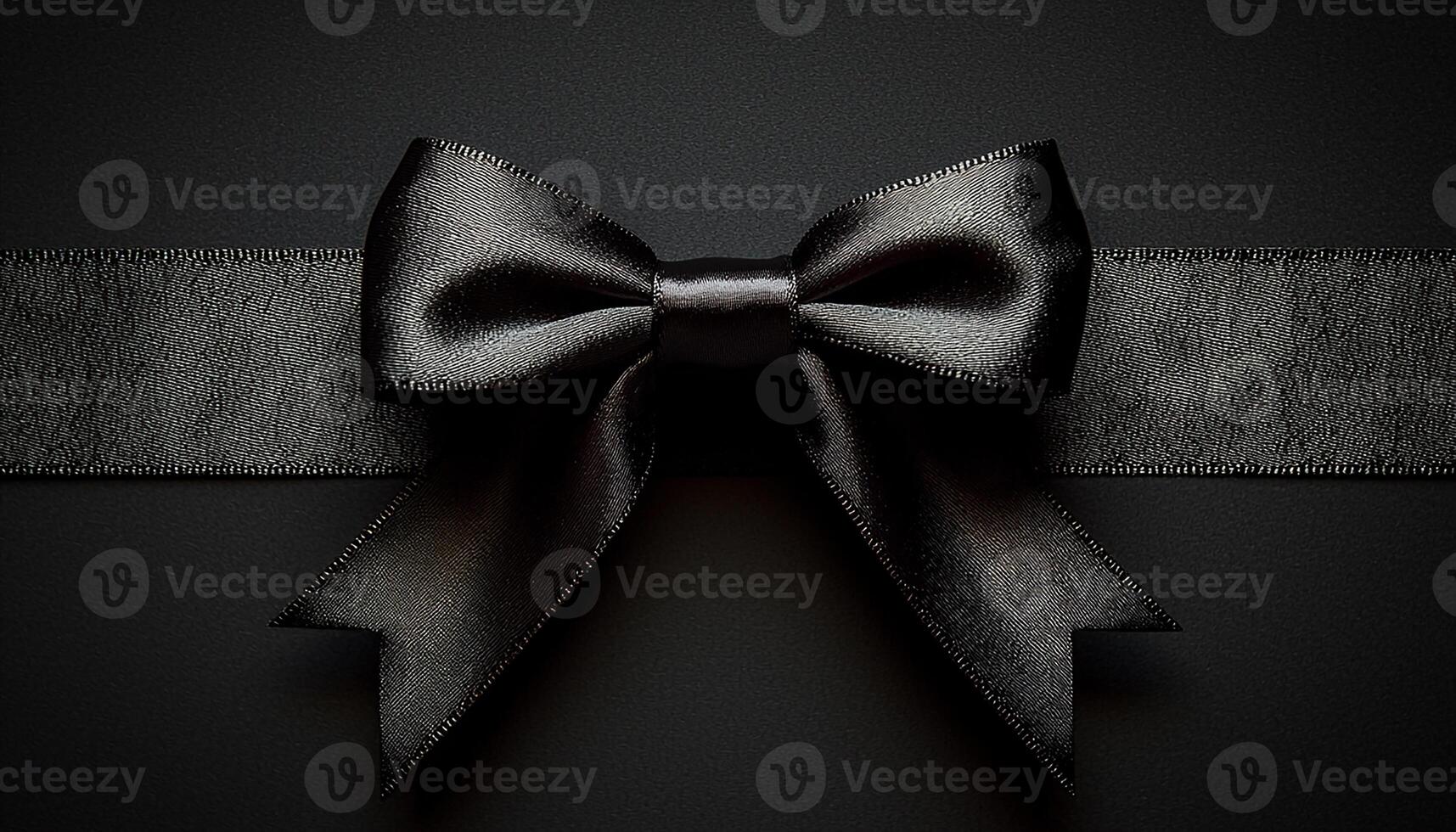 Shiny satin tied knot, celebration silk elegance textile generated by AI photo