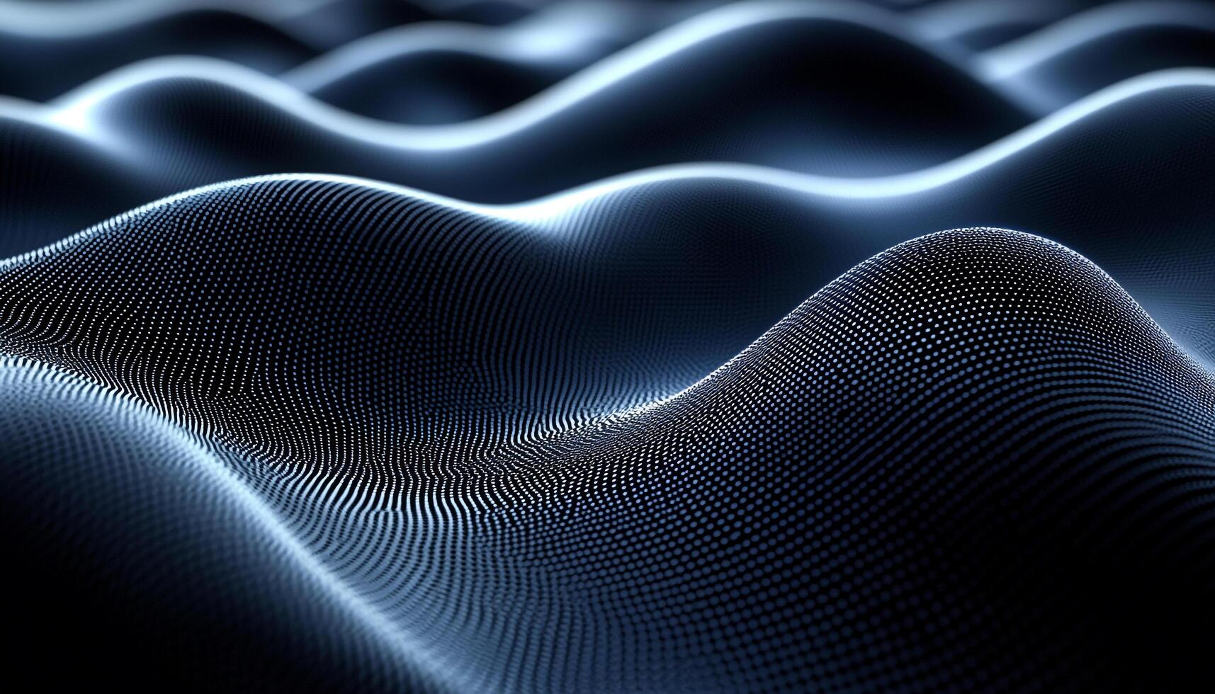 Futuristic wave pattern motion in modern illustration shape generated by AI photo