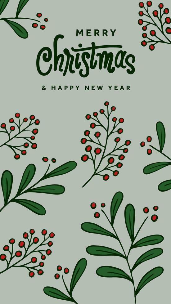 Festive Christmas and New Year Illustrations for Party Invitations and Cards vector