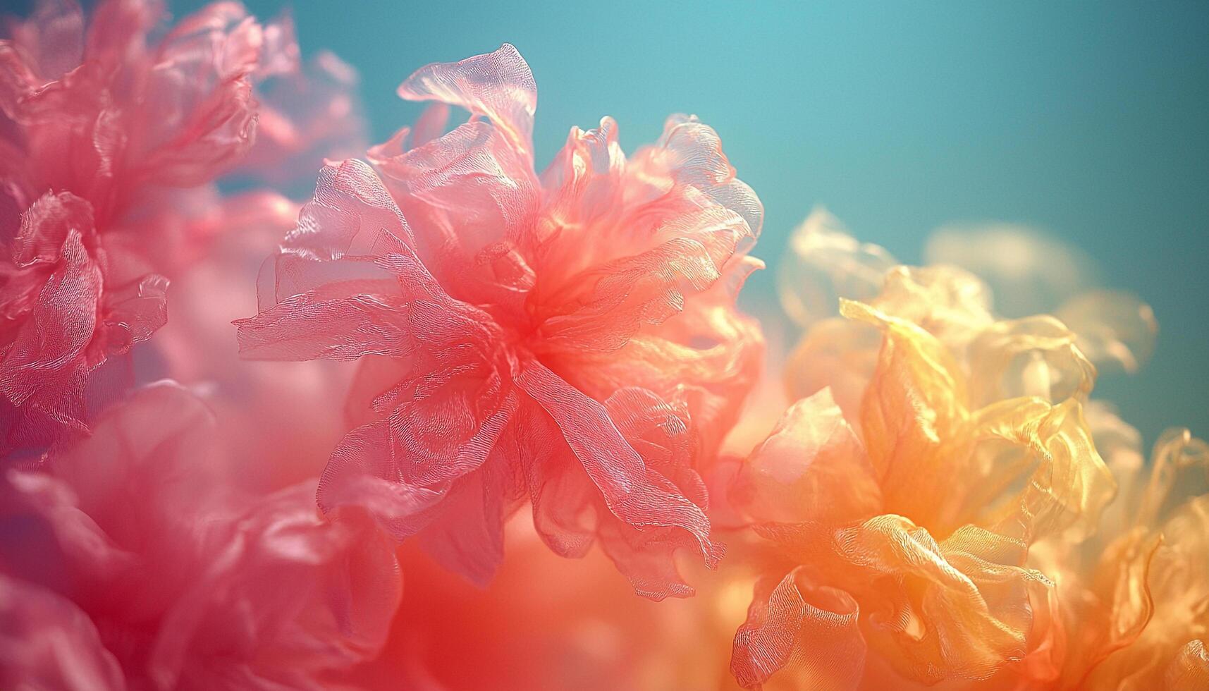 Pink peony blossom in nature, vibrant colors beauty generated by AI photo