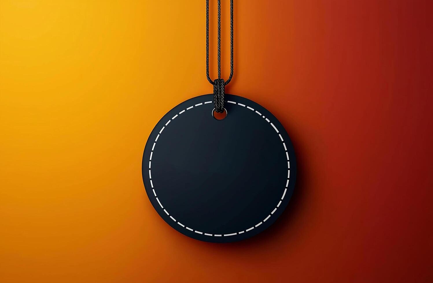 Metallic gold chain hanging symbol isolated on backdrop. generated by AI photo