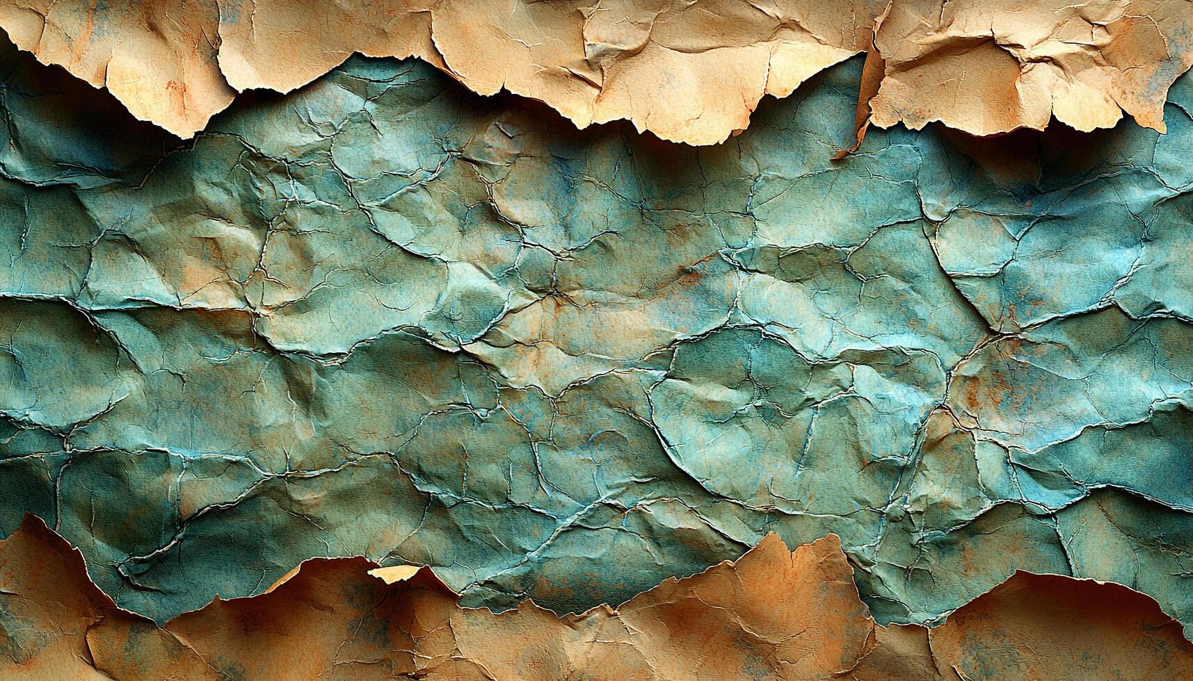 Rusty metal wall stained with old paint texture generated by AI photo