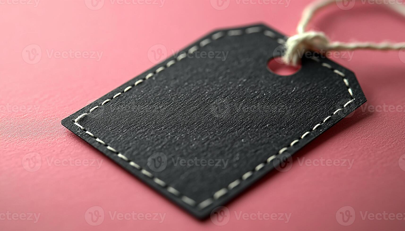 Fashion industry label on empty cardboard gift box generated by AI photo