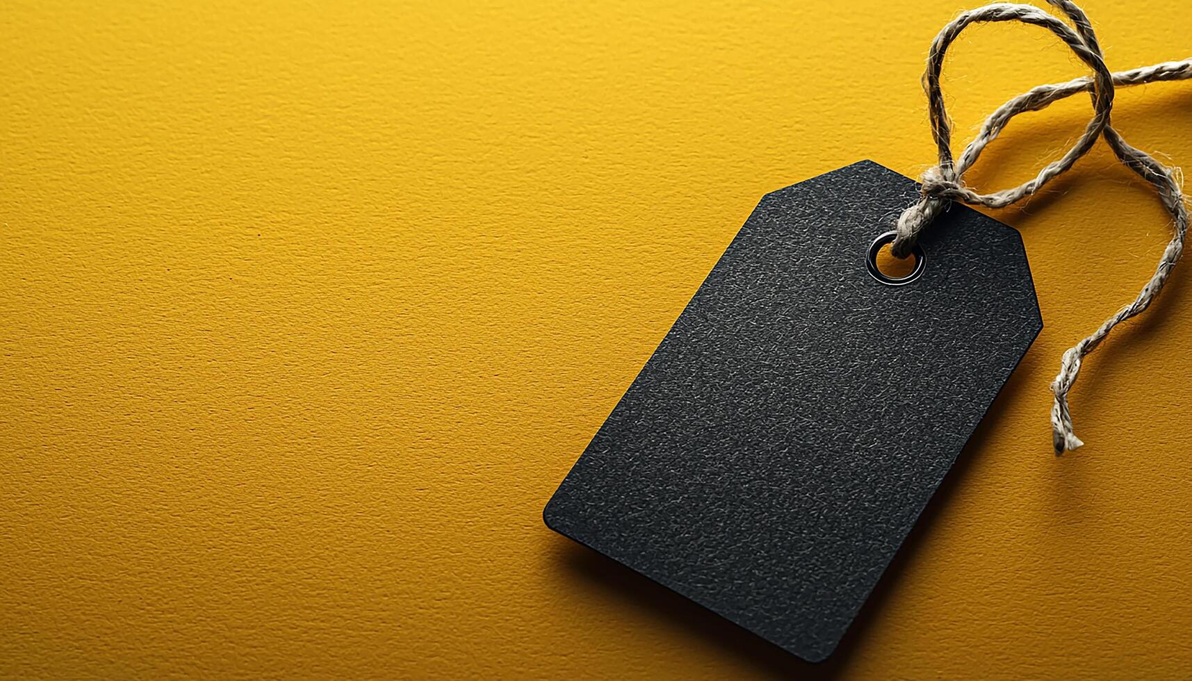 Gold gift hanging from old fashioned steel backdrop generated by AI photo
