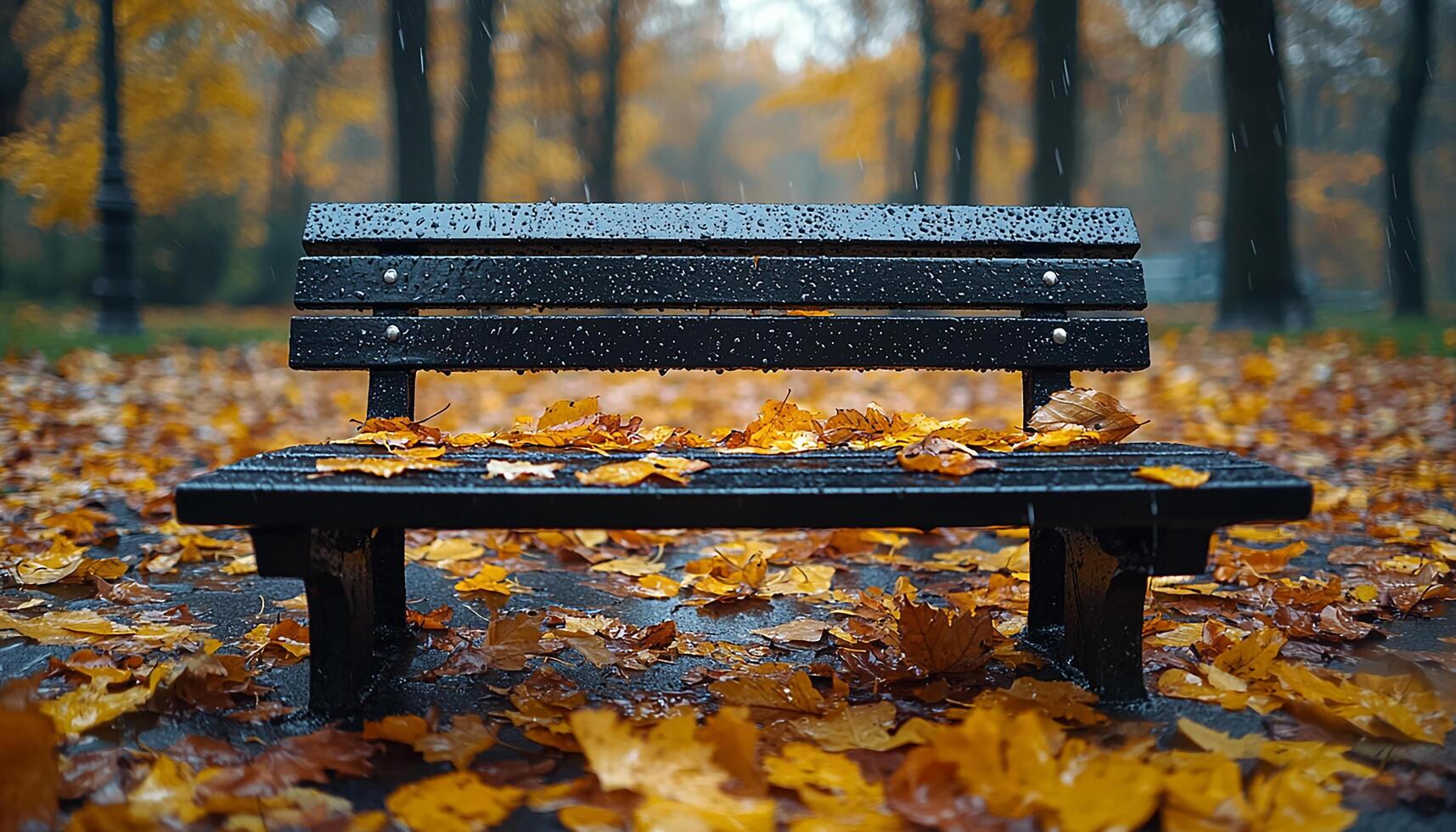 Autumn leaf nature wood season forest October tree generated by AI photo