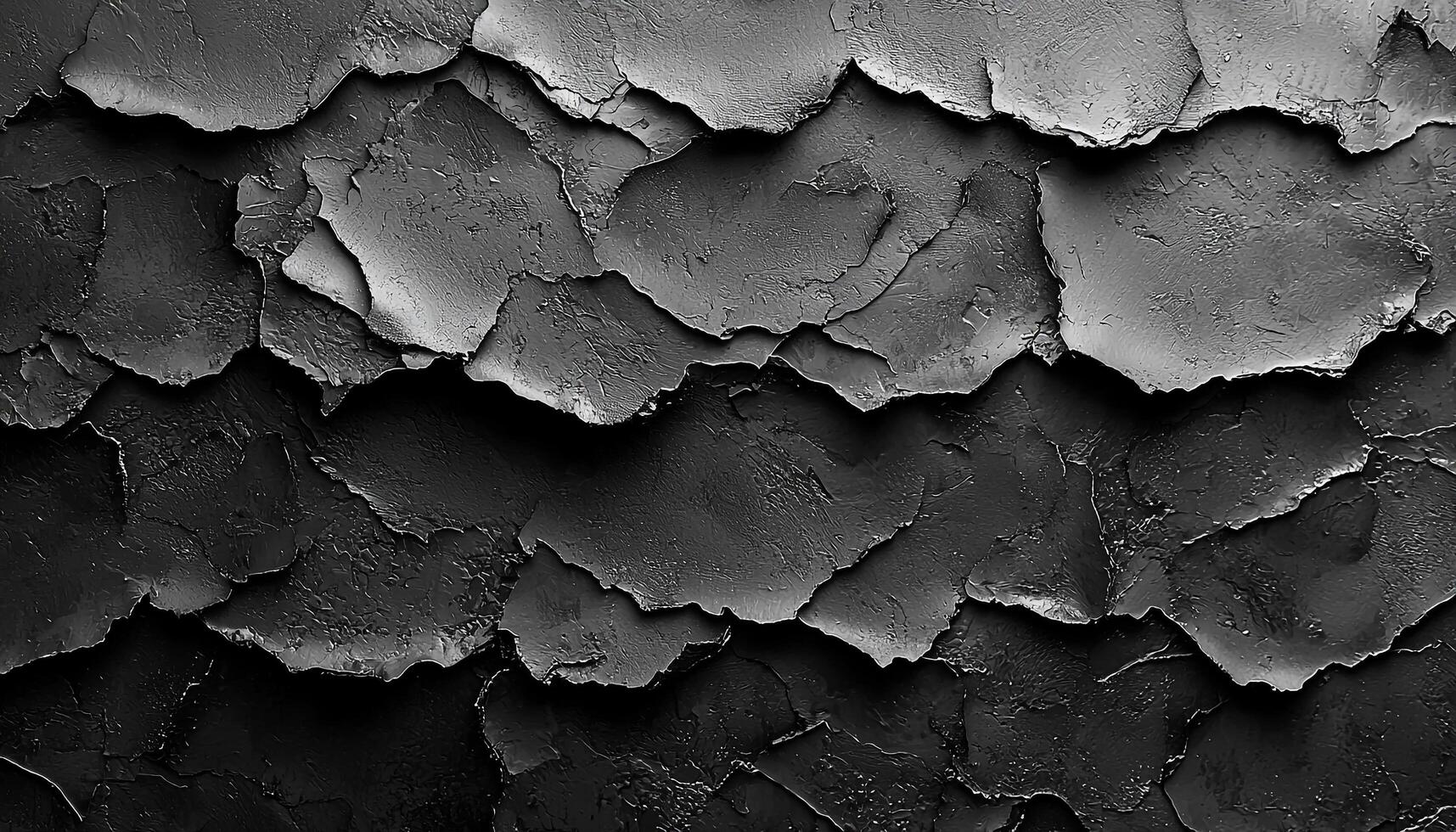 Rusty metal wall stained with dark paint backdrop generated by AI photo