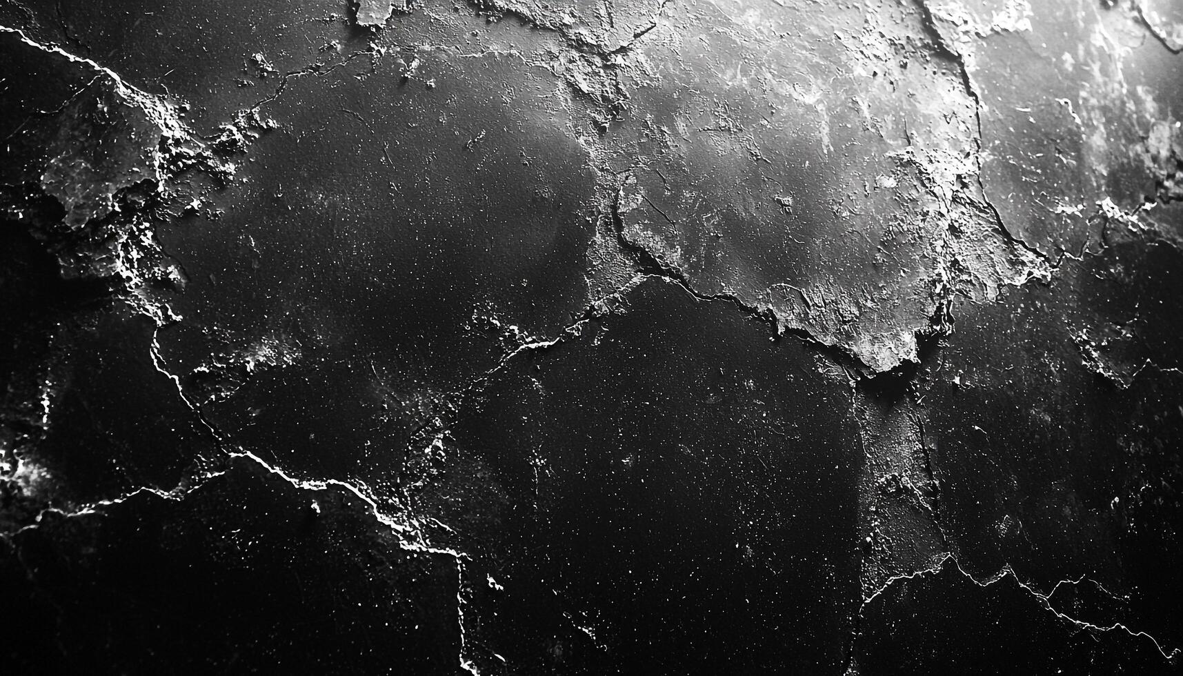 Dirty wet wall with rough grunge texture pattern generated by AI photo