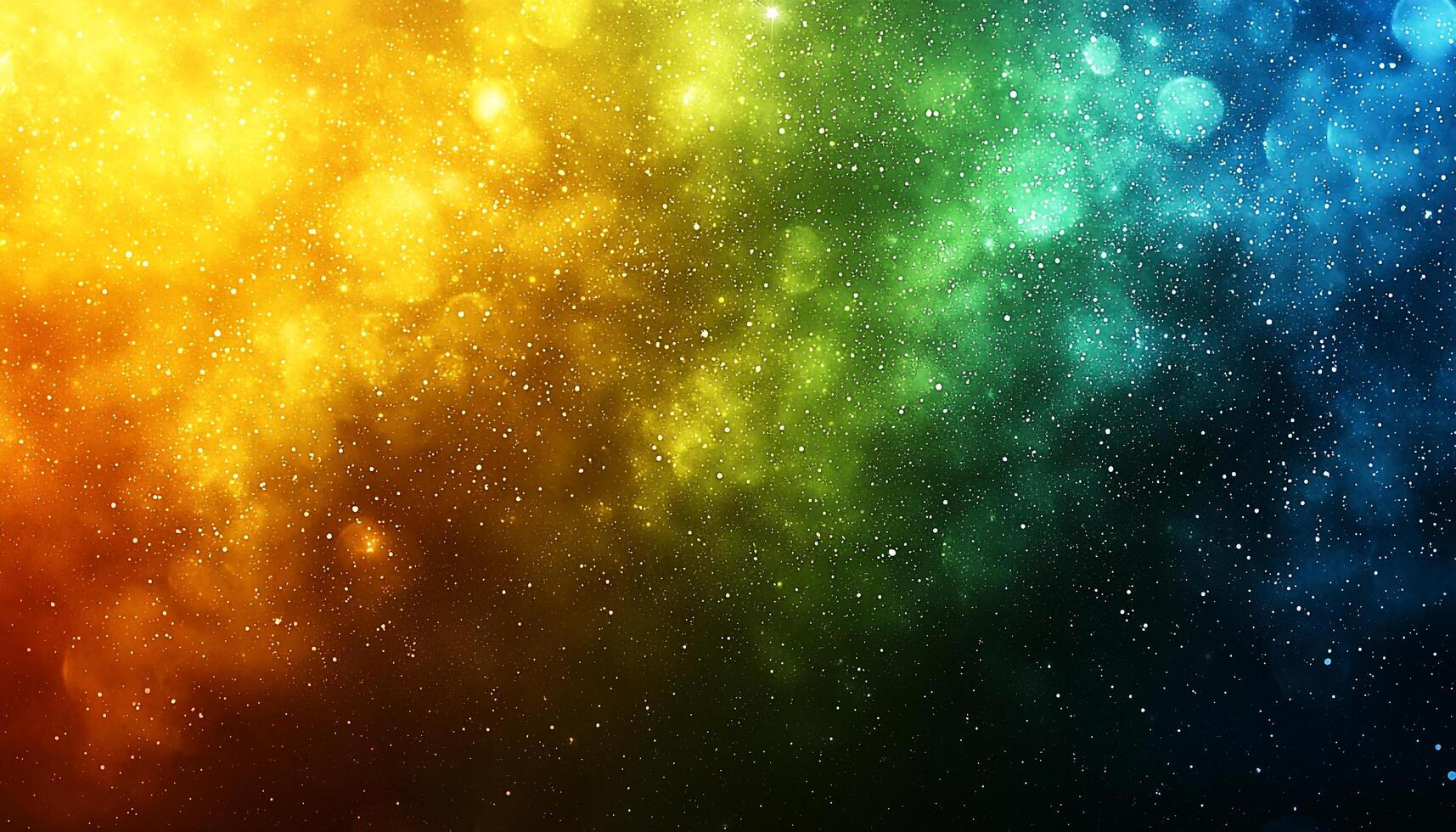 Glowing star field in deep space exploration night generated by AI photo